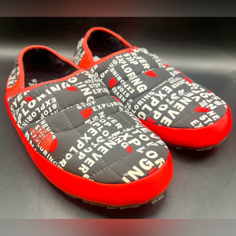 The North Face - Thermoball Traction‎ Mule-Size:9, Mens, White/Black/Red